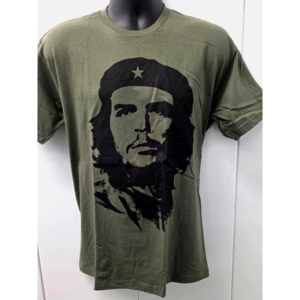 Revolution T-shirt Che Guevara Tee Adult Olive New Men XL